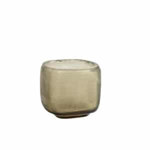 Tealight Guaxs Yava Small Smokegrey Guaxs Online Shop Guaxs Teelichthalter Guaxs Windlicht Rauchglas