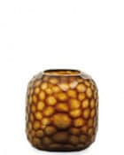 Vase Somba M Guaxs braun geschliffen