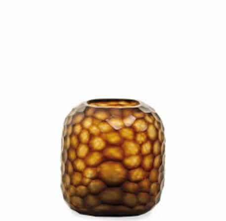 Vase Somba M Guaxs braun geschliffen