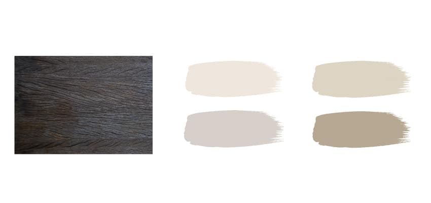 Welche Farbe passt zu dunklem Holz?