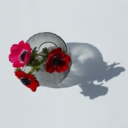 Guaxs Glas Vase Madras S Grey