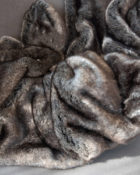 Kunstfell-Plaid Weasel Graphit