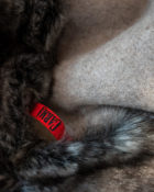 Kunstfell-Plaid Weasel Graphit