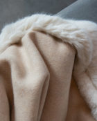 Kunstfell-Plaid Puma Cream