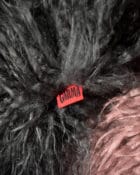 Deko Kunstfell-Kissen Yeti Grey