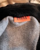 Kunstfell-Plaid-Hermelin-Schwarz