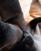 Kunstfell-Plaid-Hermelin-Schwarz