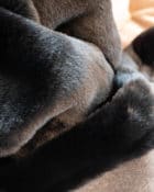 Kunstfell-Plaid-Hermelin-Schwarz