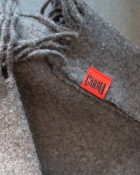 Woll-Kaschmir Decke Stone-Grey