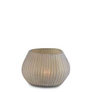 Guaxs Teelichthalter Nagaa Taupe