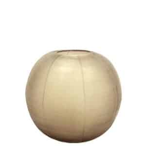 Guaxs Glas Vase GOBI round rauchgrau