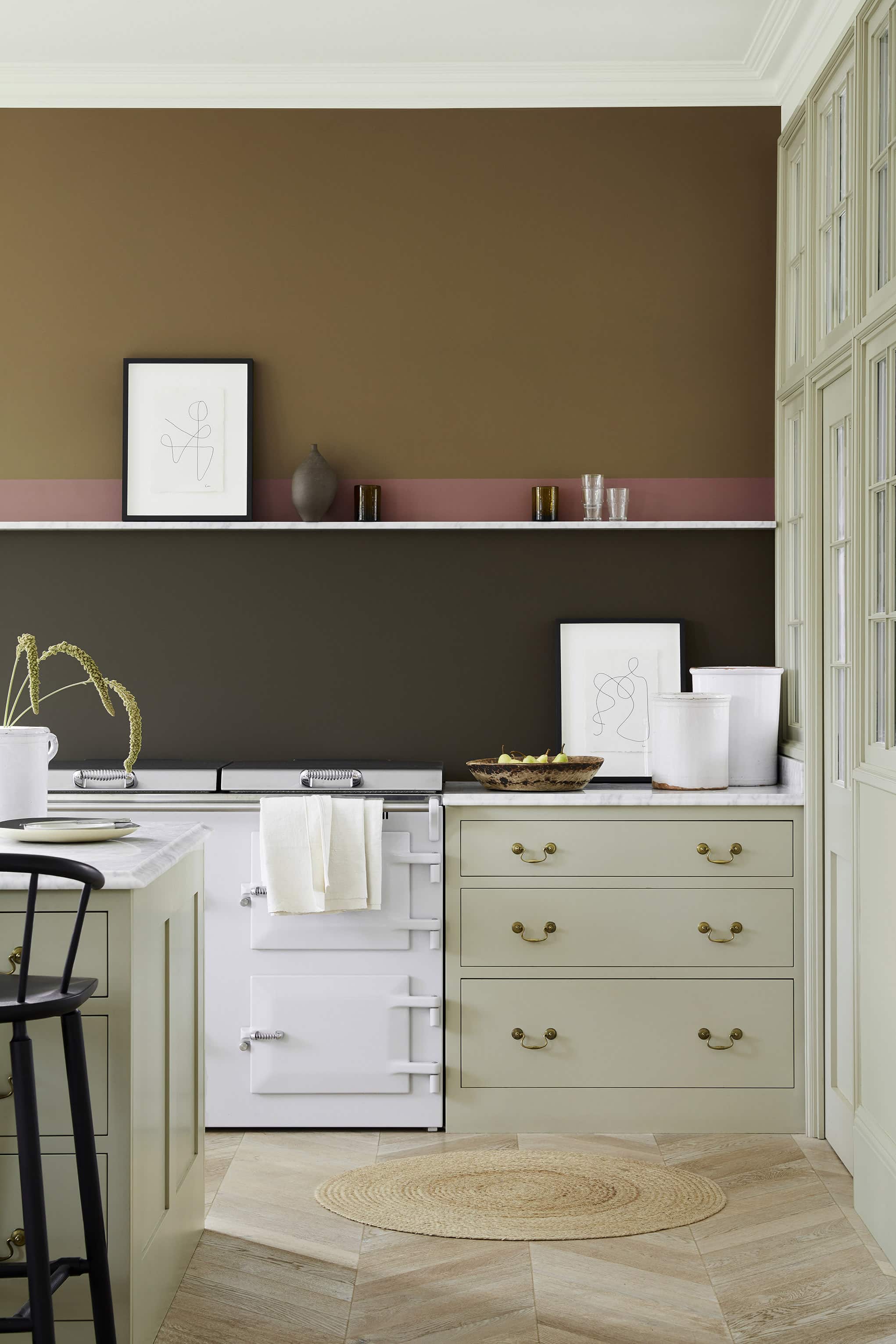 Little Greene Wandfarbe Light Bronze Greene 123