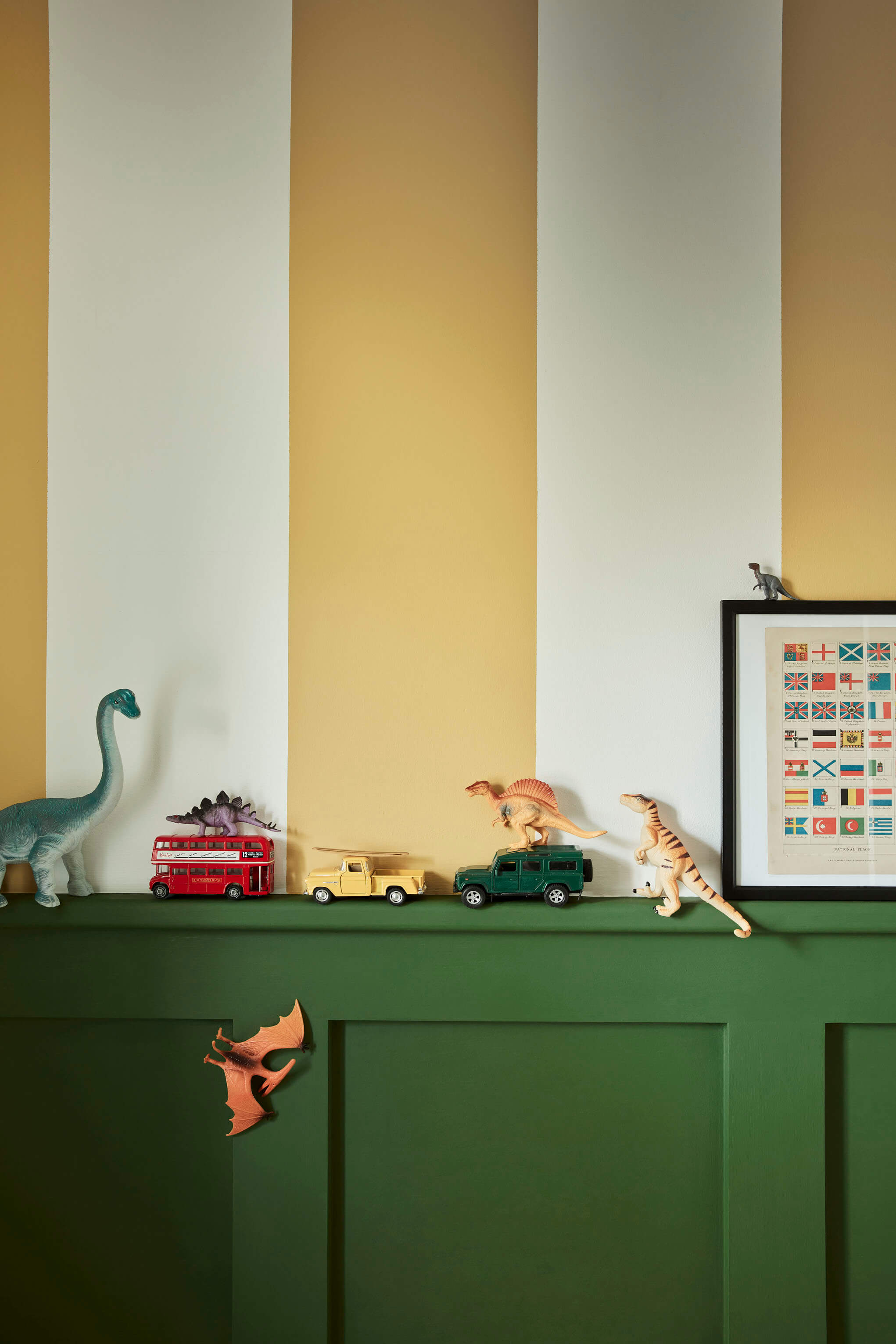 Little Greene Wandfarbe Silent White Mid 330