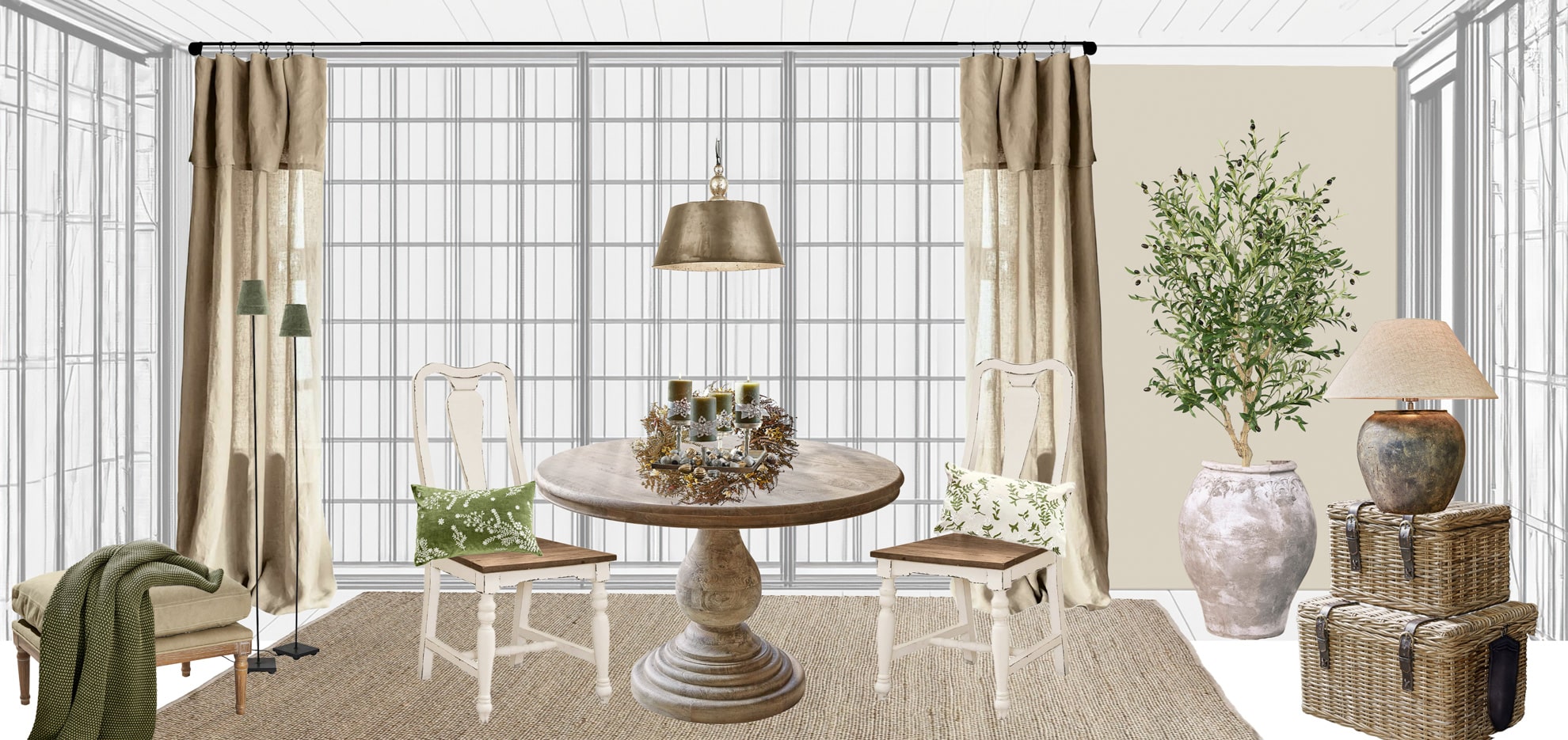 Loberon-Essbereich-rustikal