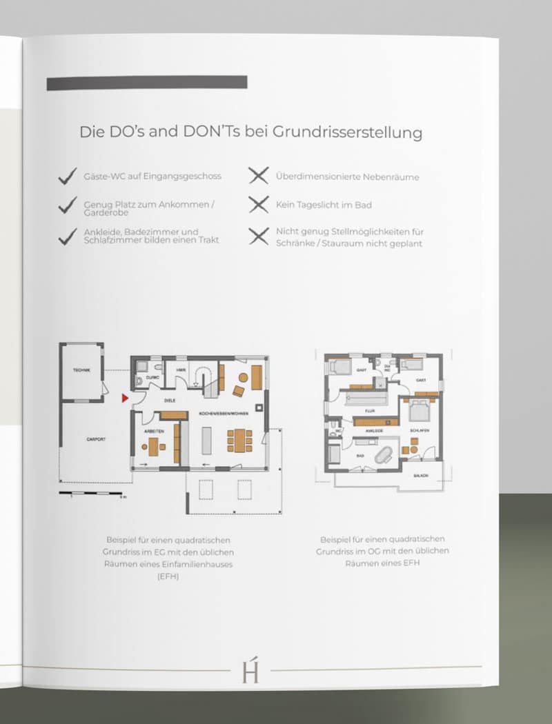 raumplanung für den Hausbau grundrisserstellung