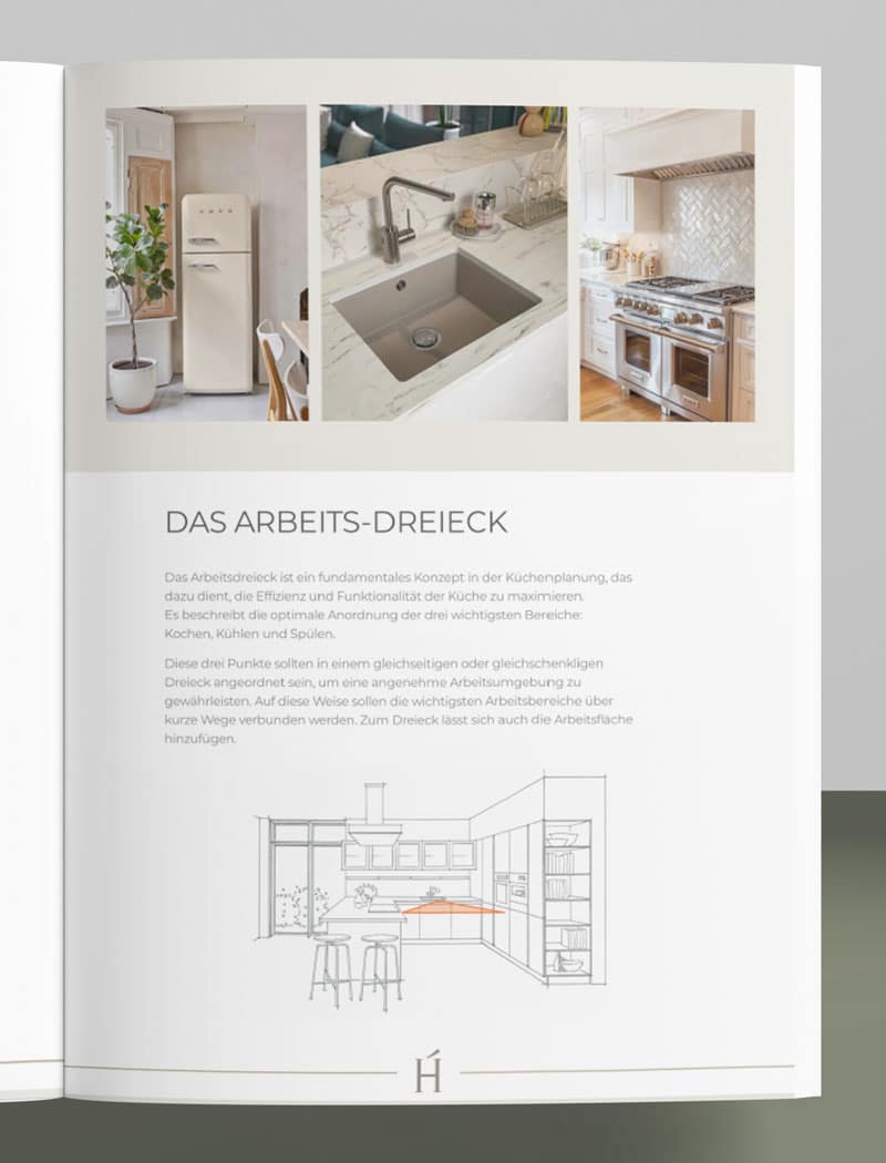 Traumküche Planen E-Book Arbeitsdreieck beschreibung