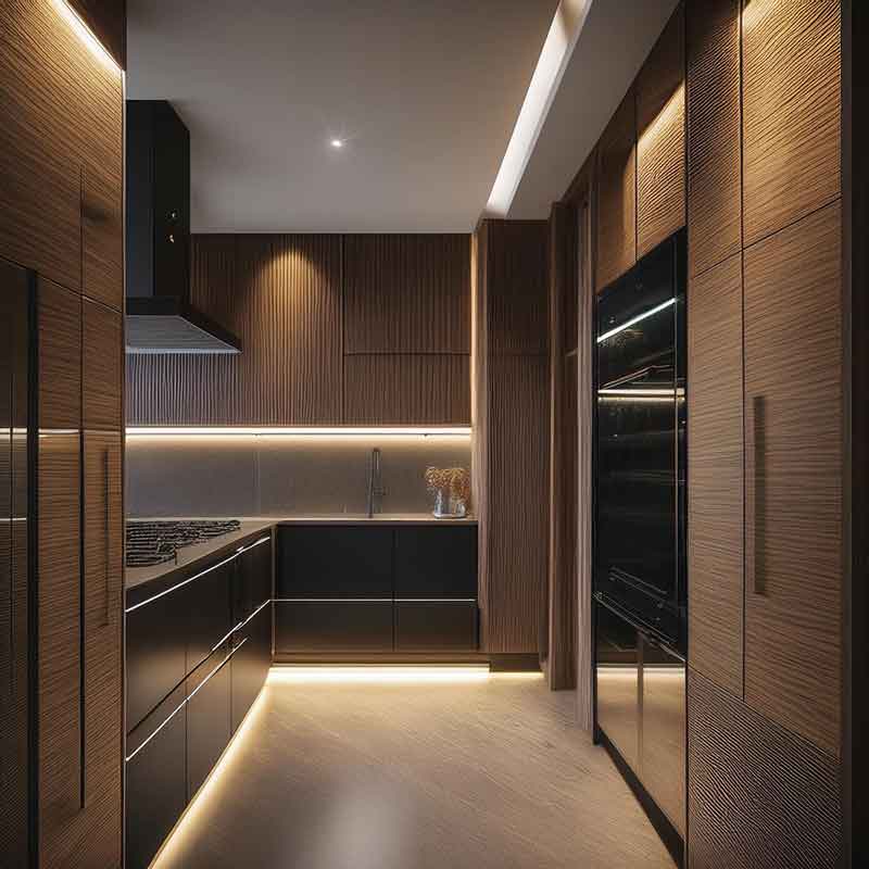 küche-holz-3 küche mit dunklem holz