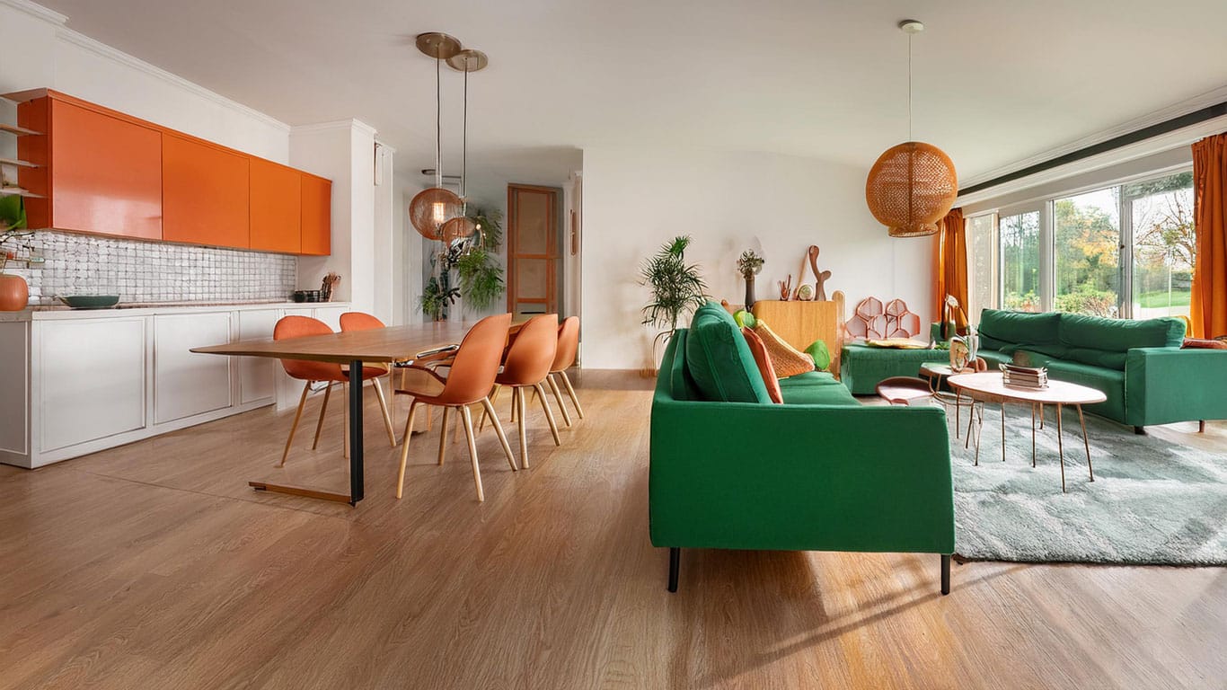 midcentury einrichten wohnung wohnzimmer im vintage stil
