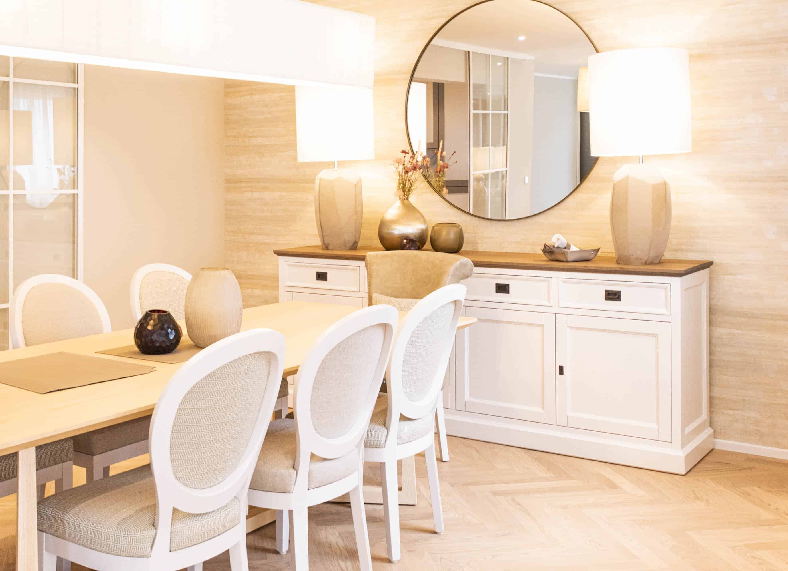 Einrichtung Wohnung konsole esszimmer nachher