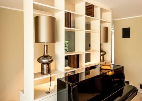 Einrichtung Wohnung raumteiler beige