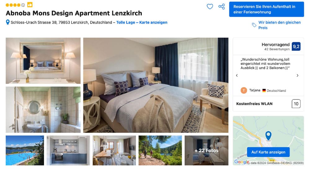 Referenz-Schw.-1 Einrichtung für Ferienwohnungen referenz gäste bewertung